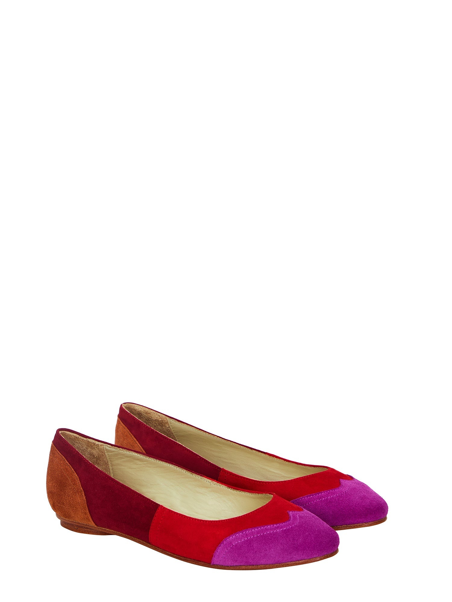Italian Suede Ballerinas