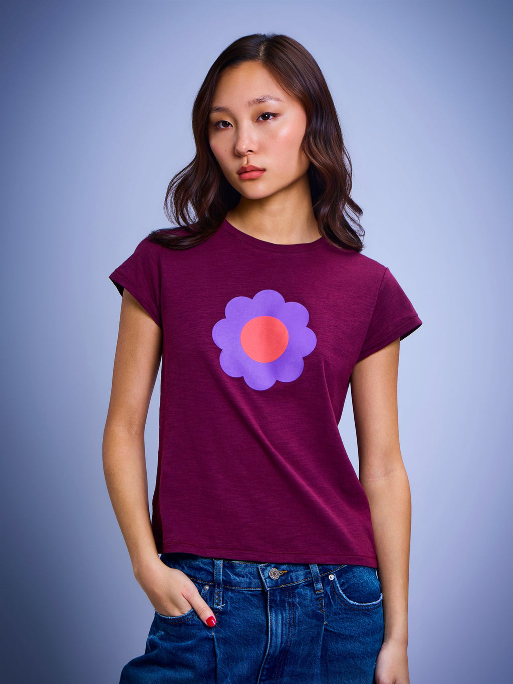Flora Cotton T-shirt