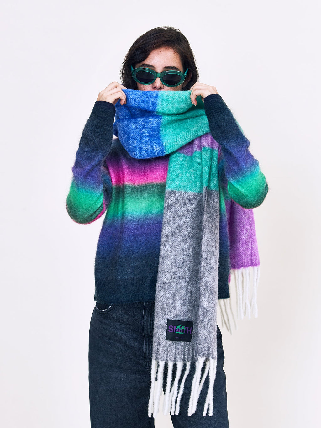 Colorflow Baby Alpaca Maxi Scarf