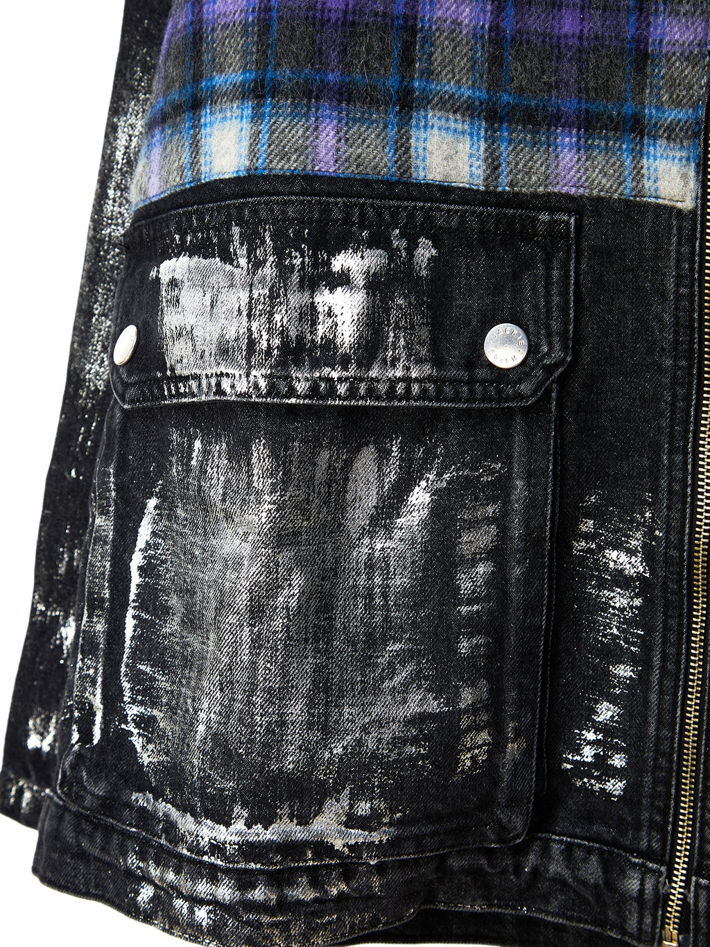Limited Edition Oversized Metallic Tartan Jacket