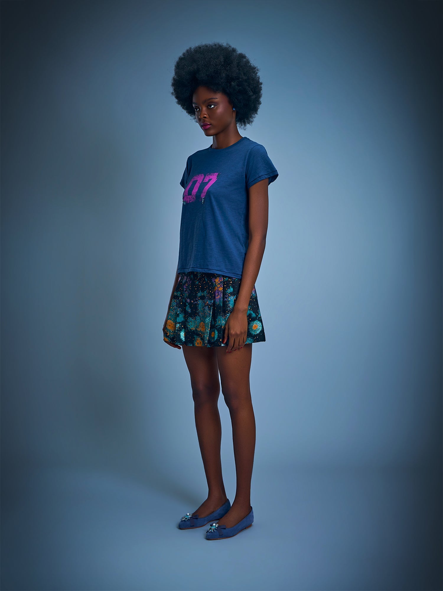 Embellished Cotton T-shirt